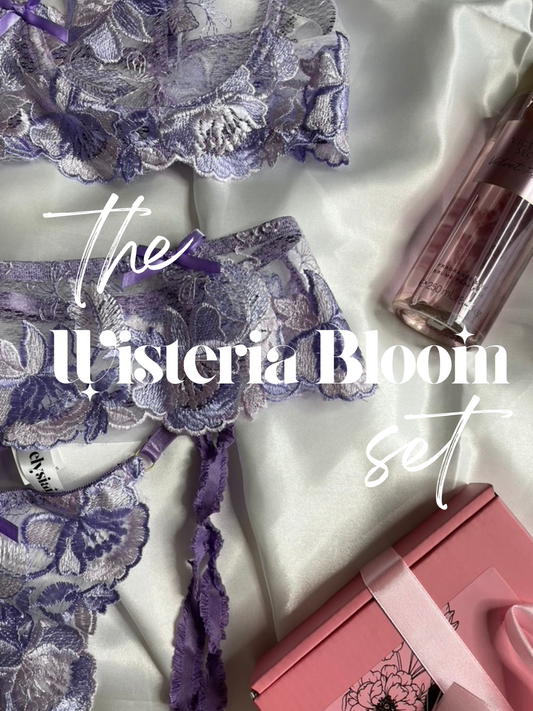 Wisteria Bloom Lingerie Set 💜🪻