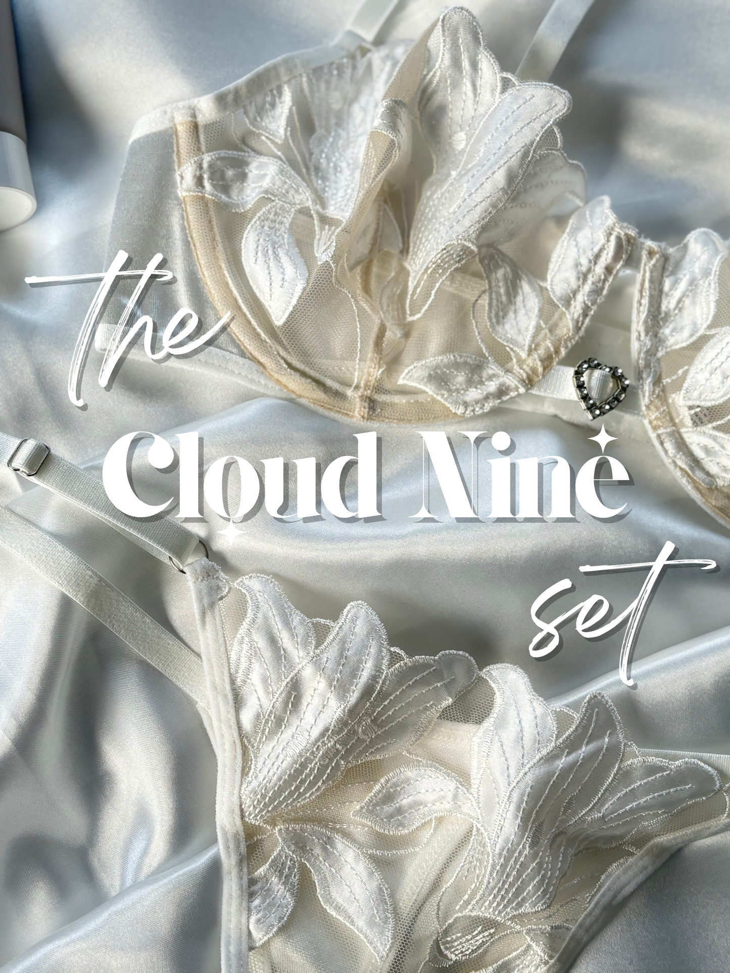 Cloud Nine Lingerie Set 🤍✨