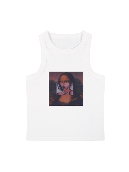 Mona Lisa Icon | Graphic Tank Top